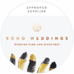 Boho weddings Supplier Badge