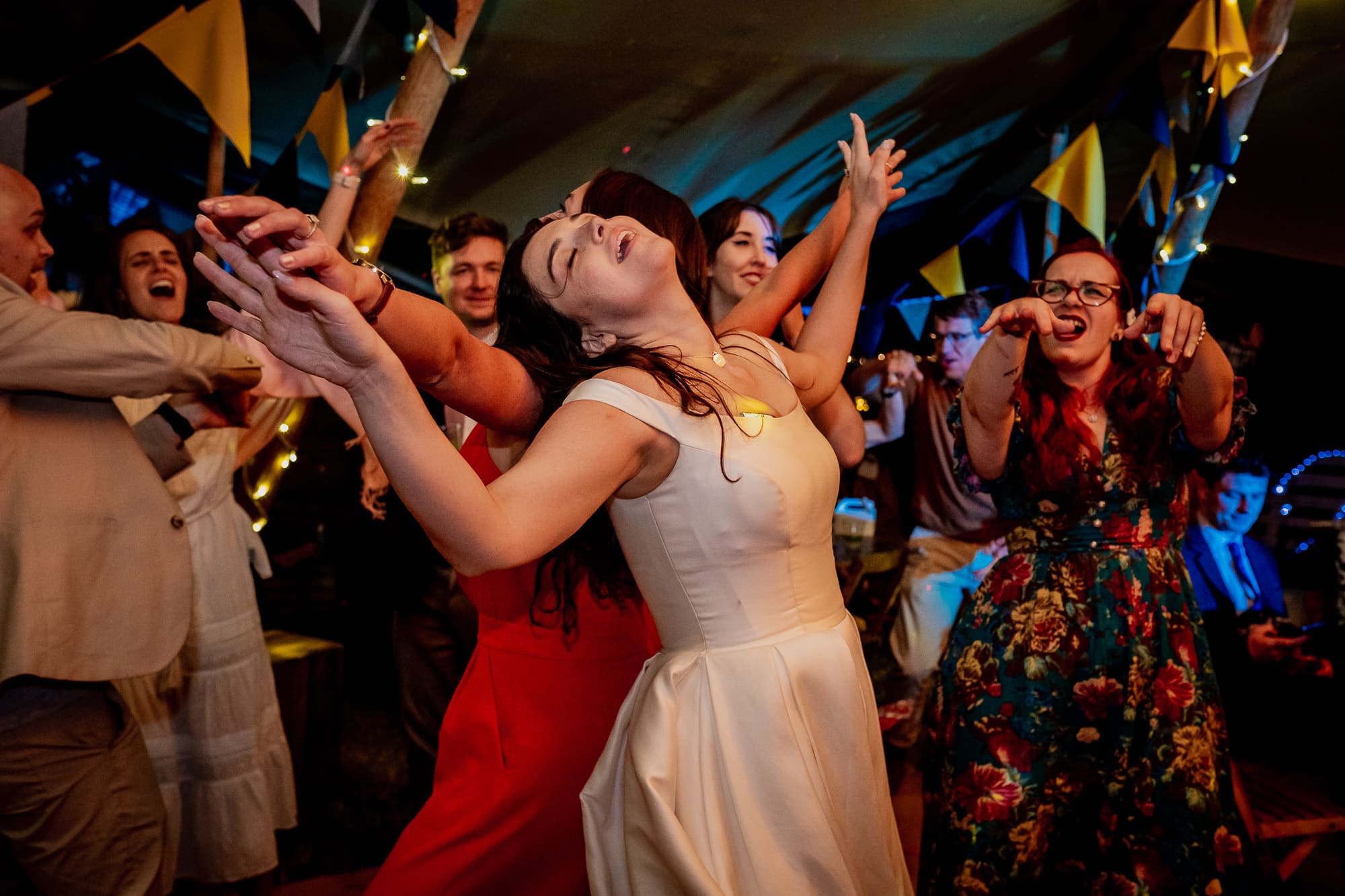 Cambridge Wedding Photographer Dancing Bride
